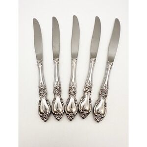 Oneida Community Stainless Louisiana  5 Piece Dinner Knife Set